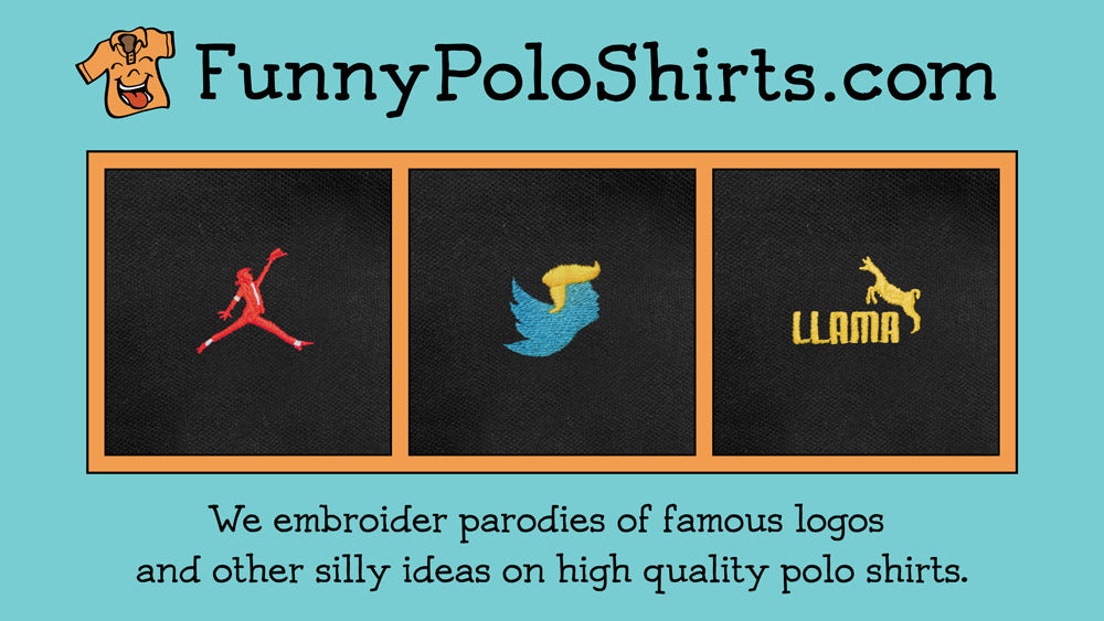 Watch our YouTube commercial for Funny Polo Shirts!